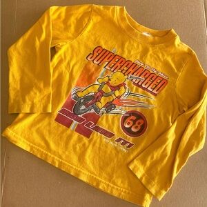 Winnie The Pooh 100 Acre woods graphic long sleeve T-shirt 4t vintage y2k